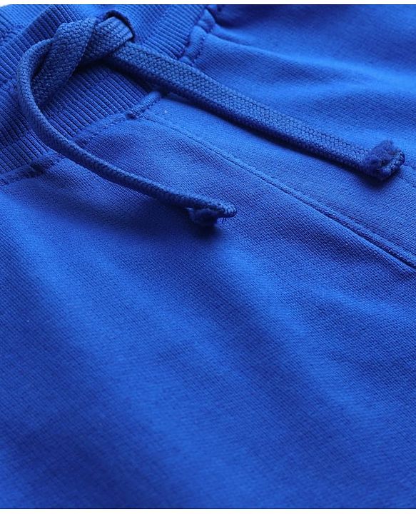 Pine Kids Cotton Knit Full Length Text Printed Lounge Pant - Blue