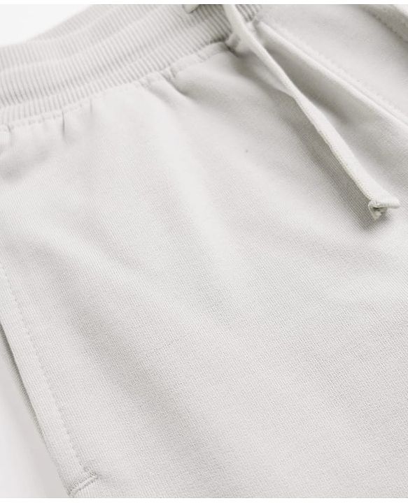 Pine Kids Cotton Knit Full Length Solid Track Pant With Pockets - Grey