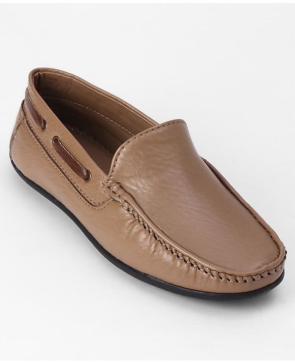 Pine Kids Slip On Formal Shoes - Tan