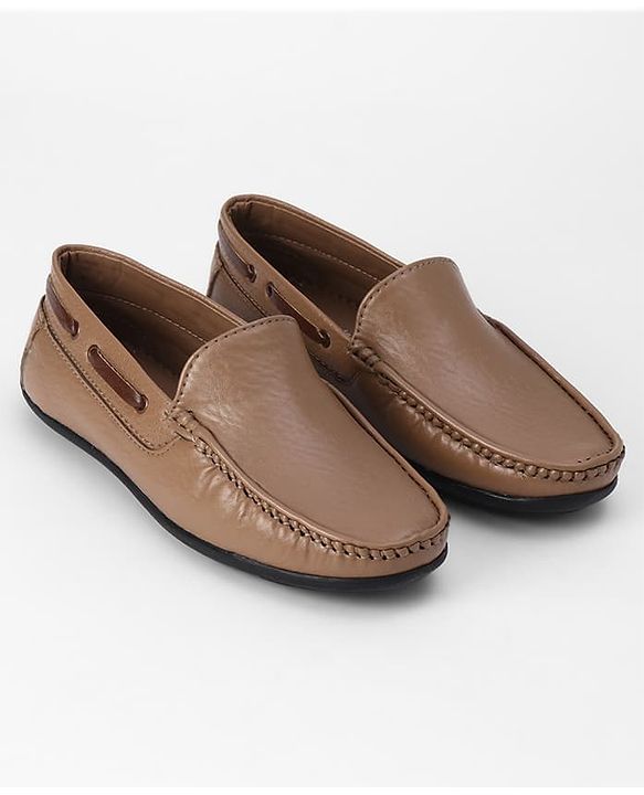 Pine Kids Slip On Formal Shoes - Tan