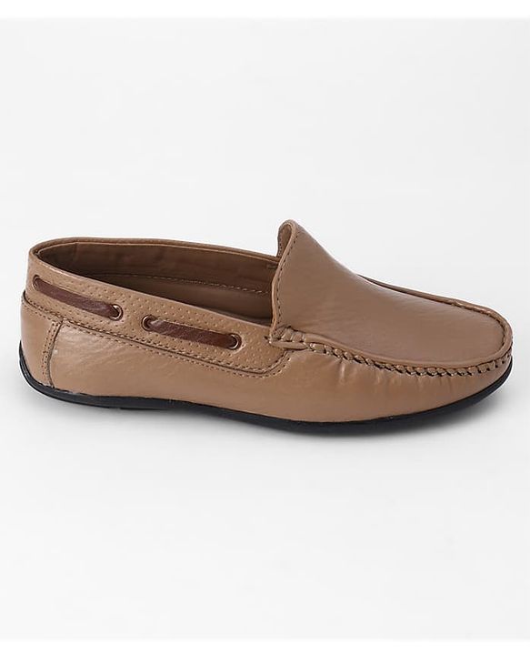Pine Kids Slip On Formal Shoes - Tan