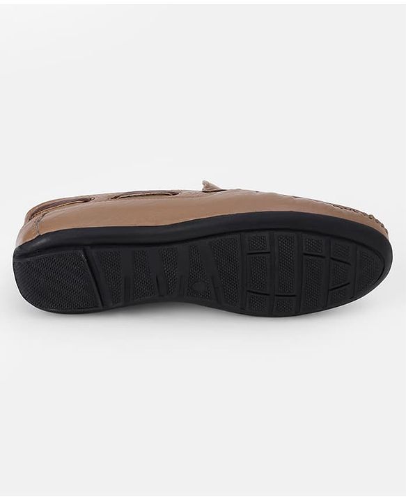 Pine Kids Slip On Formal Shoes - Tan