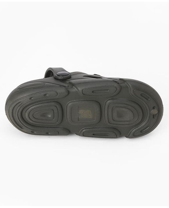 Pine Kids Backstrap Closure Clogs With Applique - Dark Green