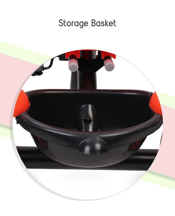 Babyhug Paramount Tricycle With Light & Music - Orange