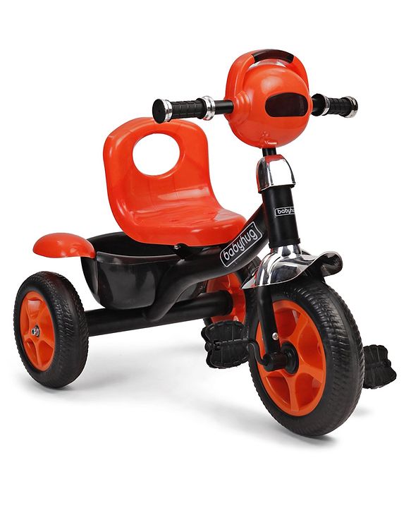 Babyhug Paramount Tricycle With Light & Music - Orange