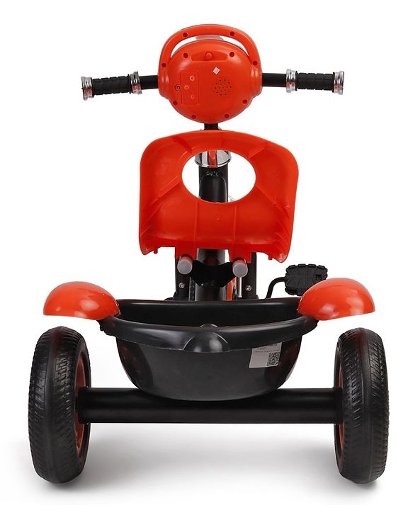 Babyhug Paramount Tricycle With Light & Music - Orange