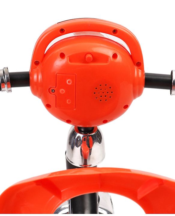 Babyhug Paramount Tricycle With Light & Music - Orange