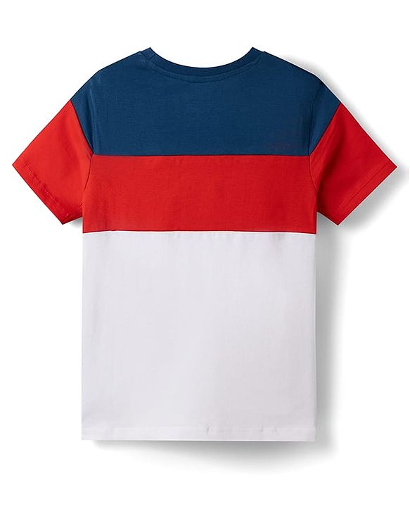 Pine Kids Marvel Single Jersey Knit Half Sleeves T-Shirt and Shorts with Marvel Graphics-  White & Navy