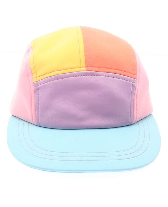 Babyhug Cotton Woven Cut & Sew Summer Cap Multicolor -  Diameter 15.5 cm
