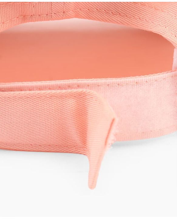 Babyhug Poly Blend Woven Summer Cap With You Are Ment to Shine Print Peach -Diameter 15.5 cm