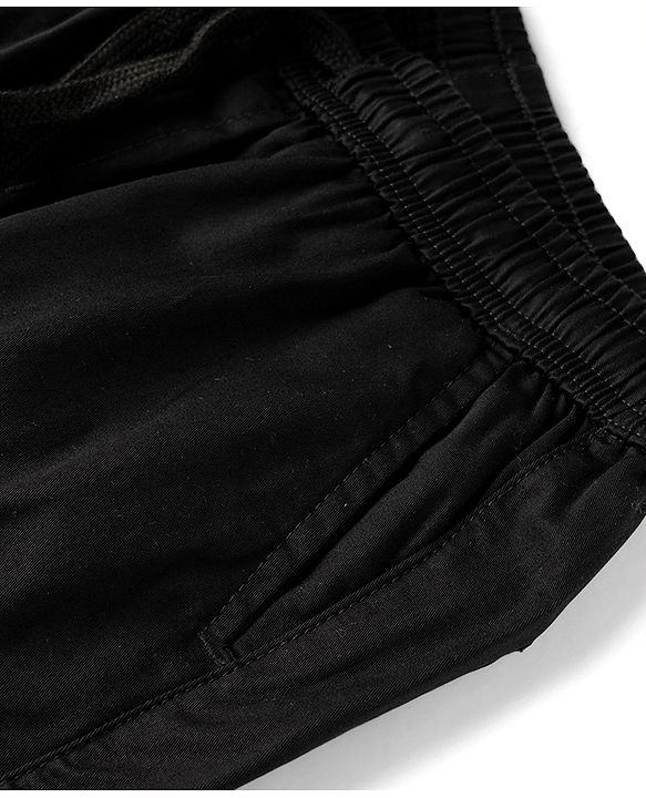 Pine Kids Woven Full Length Solid Colour Trouser with Cargo Pockets - Black