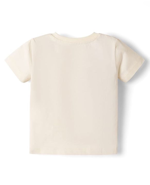 Babyhug Disney Single Jersey Knit Half Sleeves T-Shirt WIth Micky Mouse Graphic - Multicolor