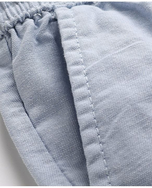 Pine Kids Woven Full Sleeves Solid Trouser - Light Blue