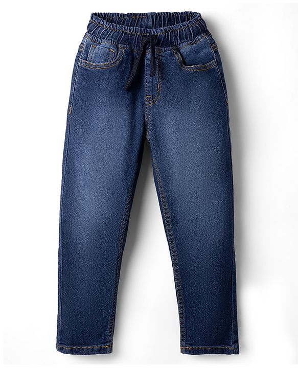 Pine Kids Denim Woven Full Length Jeans - Navy Blue