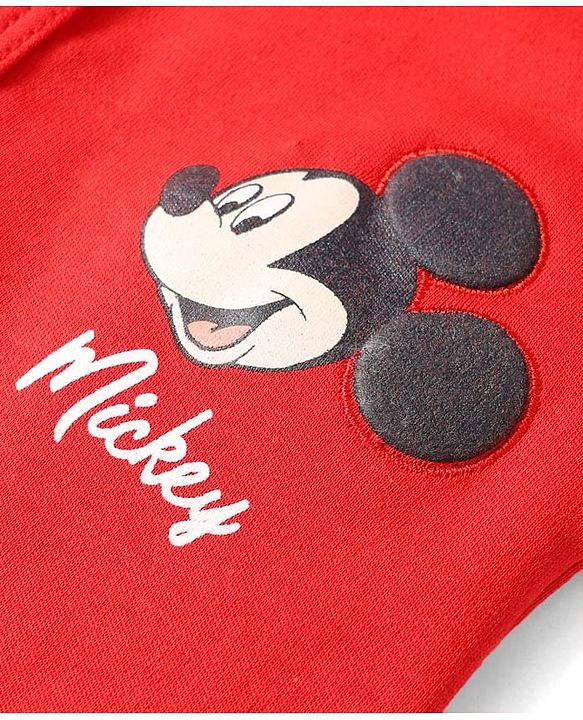 Babyhug Disney Interlock Knit Half Sleeves Jhablas with Mickey Mouse Graphics Pack of 2 - Multicolor