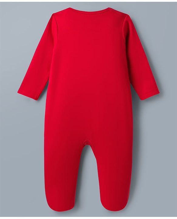Babyhug Disney Full Sleeves Footed Sleepsuits With Mickey Mouse Graphics Pack of 2 - Multicolor