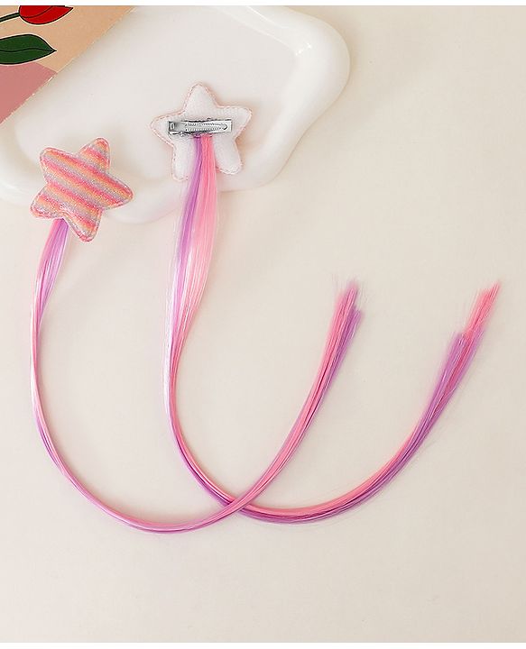 Babyhug Free Size Hair Extension - Pink
