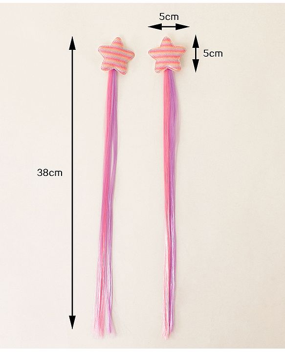 Babyhug Free Size Hair Extension - Pink