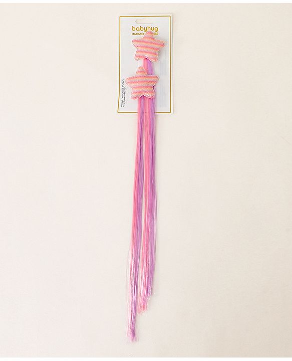 Babyhug Free Size Hair Extension - Pink