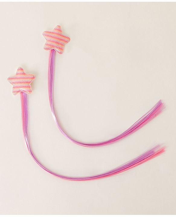 Babyhug Free Size Hair Extension - Pink