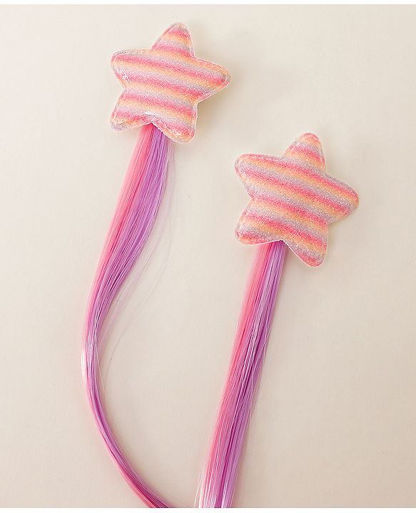 Babyhug Free Size Hair Extension - Pink