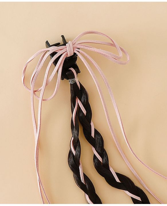 Pine Kids Free Size Hair Extensions - Pink