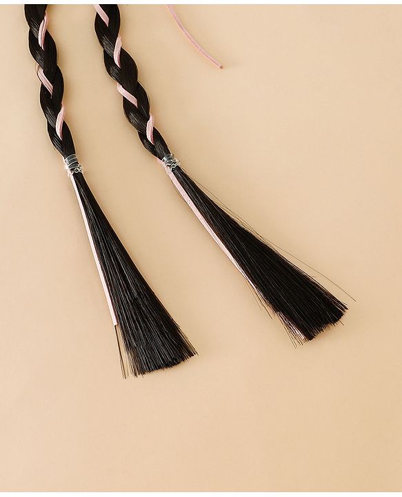 Pine Kids Free Size Hair Extensions - Pink
