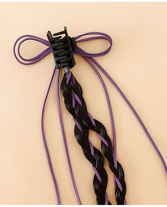 Pine Kids Free Size Hair Extensions - Purple