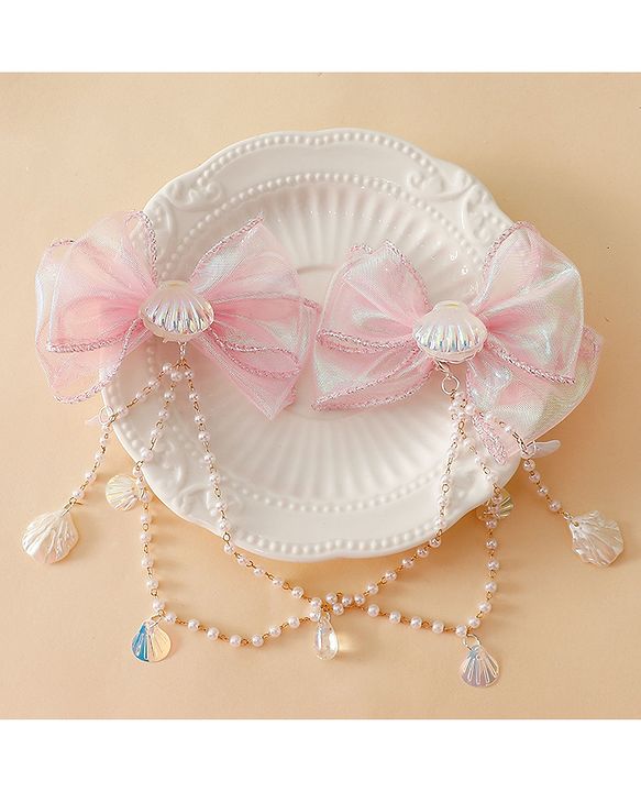 Babyhug Free Size Bow & Butterfly Clip - Multicolor