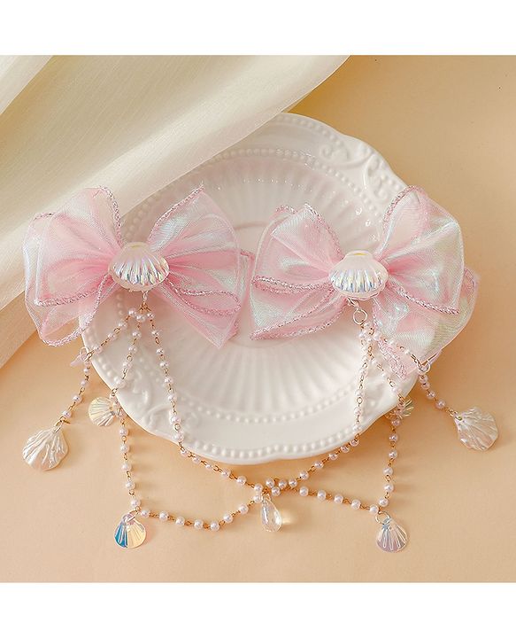 Babyhug Free Size Bow & Butterfly Clip - Multicolor