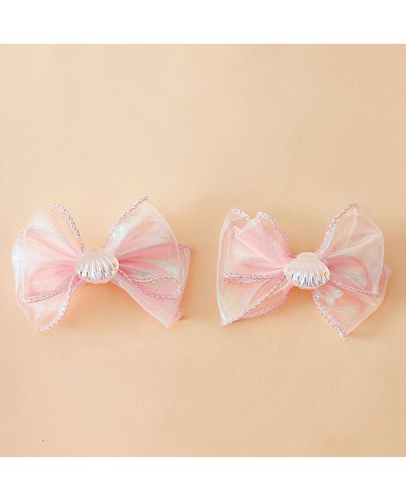Babyhug Free Size Bow & Butterfly Clip - Multicolor