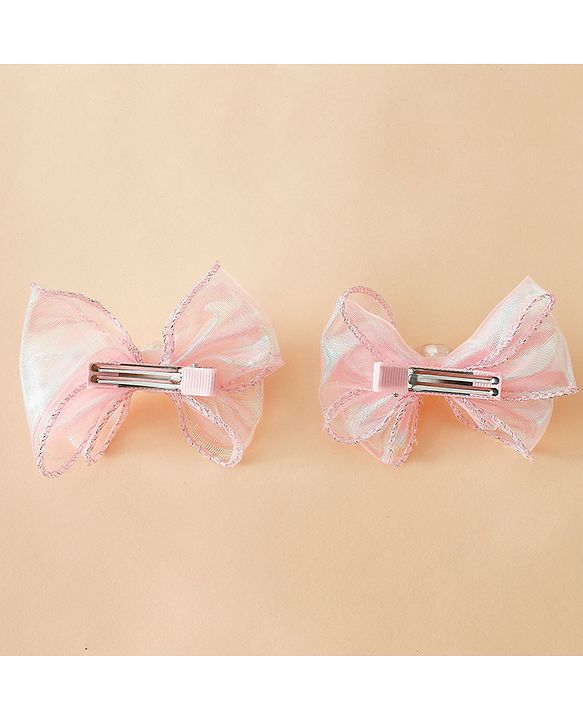 Babyhug Free Size Bow & Butterfly Clip - Multicolor