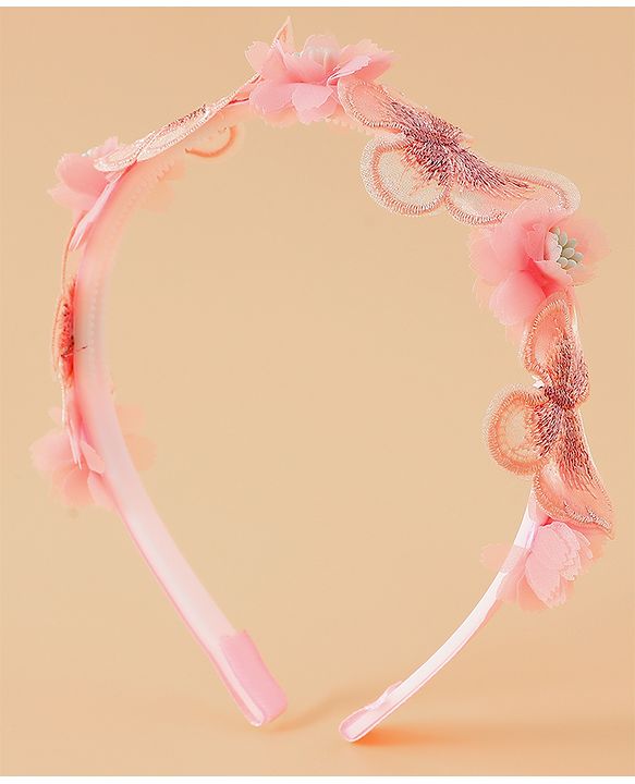 Pine Kids Hair Band Free Size-Pink
