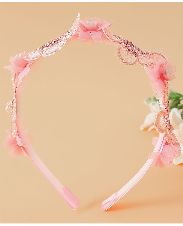 Pine Kids Hair Band Free Size-Pink
