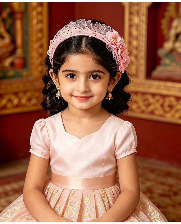 Babyhug Free Size Hair Bands - Pink