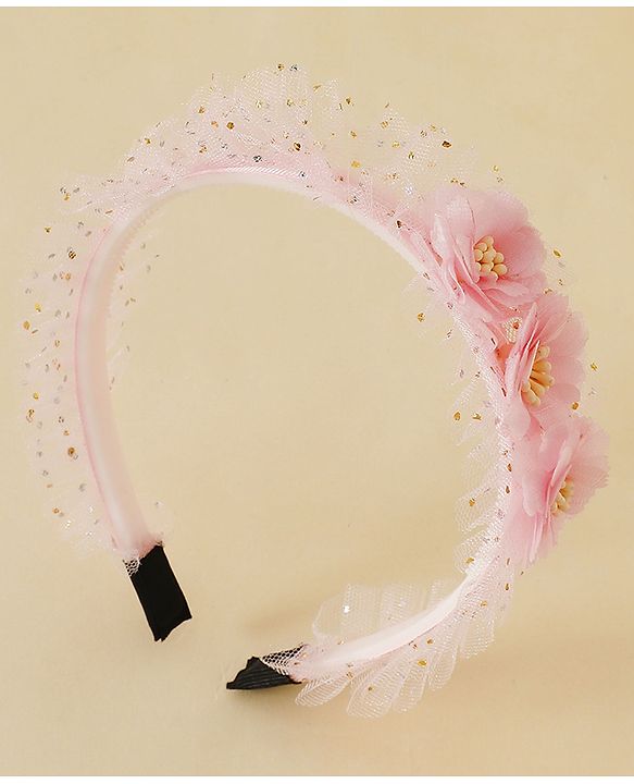 Babyhug Free Size Hair Bands - Pink