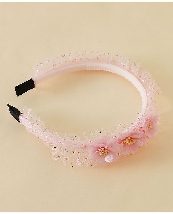 Babyhug Free Size Hair Bands - Pink