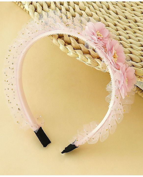 Babyhug Free Size Hair Bands - Pink