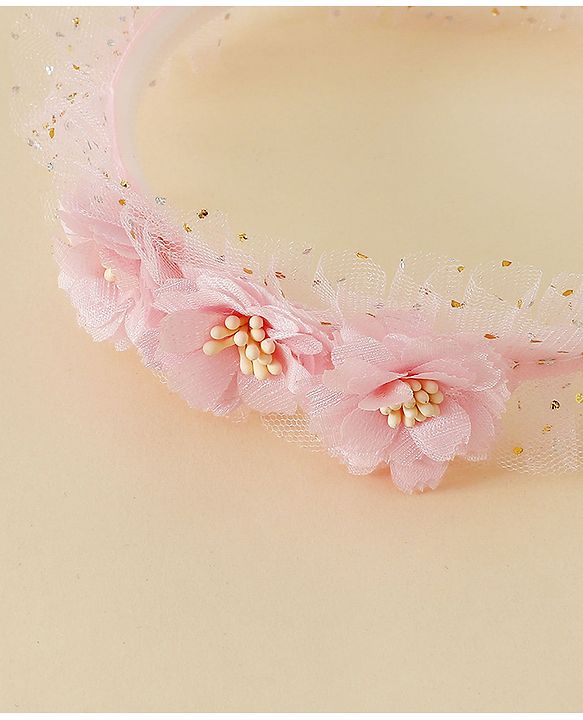Babyhug Free Size Hair Bands - Pink