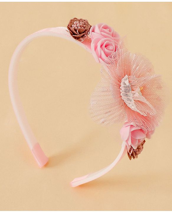 Babyhug Free Size Hair Bands - Pink
