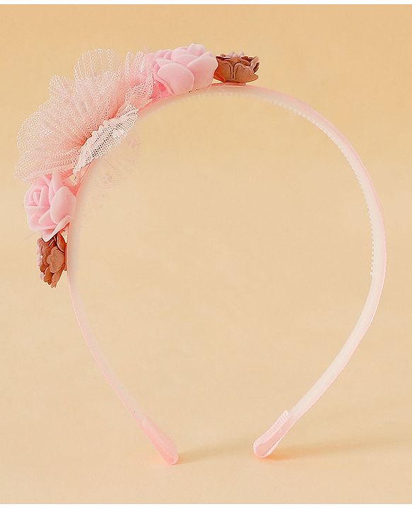Babyhug Free Size Hair Bands - Pink