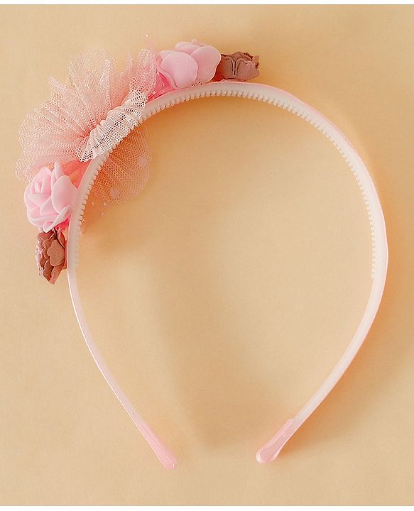 Babyhug Free Size Hair Bands - Pink