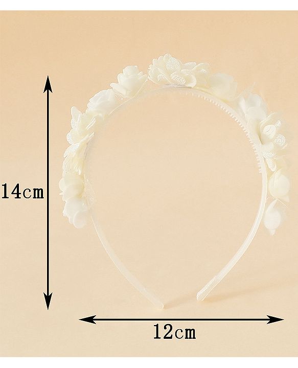 Pine Kids Free Size Hair Bands -White