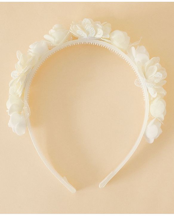 Pine Kids Free Size Hair Bands -White