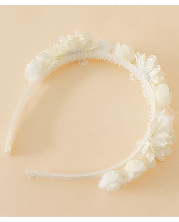 Pine Kids Free Size Hair Bands -White