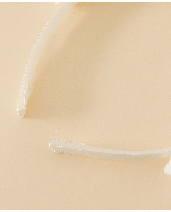 Pine Kids Free Size Hair Bands -White