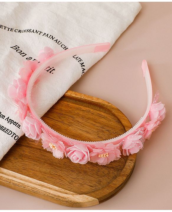 Pine Kids Free Size Hair Bands - Pink