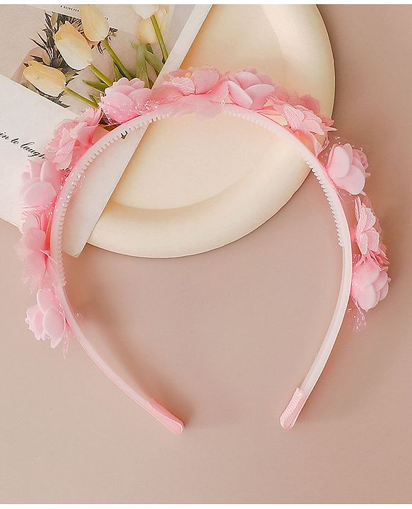 Pine Kids Free Size Hair Bands - Pink