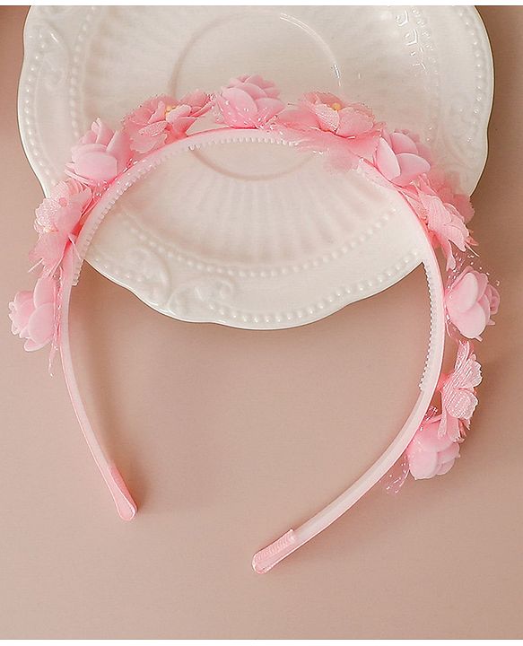 Pine Kids Free Size Hair Bands - Pink