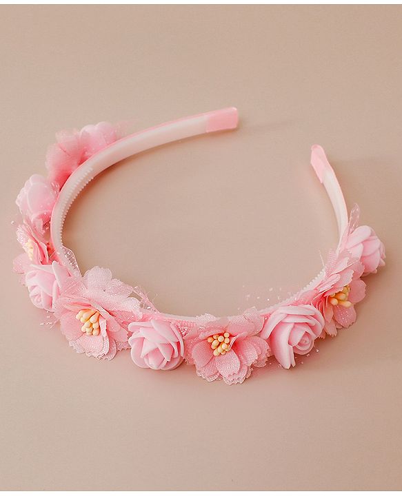 Pine Kids Free Size Hair Bands - Pink